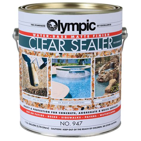 olympic clear sealer